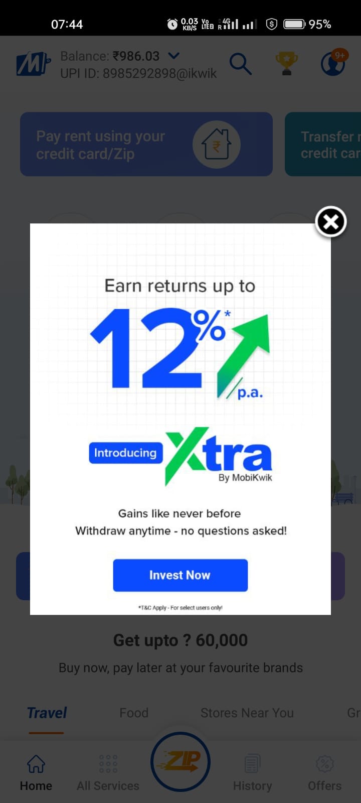 MobiKwik Xtra App Screenshot 15